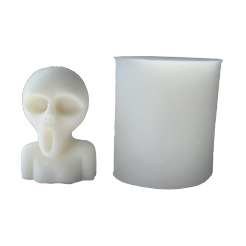 Halloween-Silikonform Totenkopf Kürbis 3D Seifenform Gipsform Schokoladenformen für Heimdekoration von MDHQ