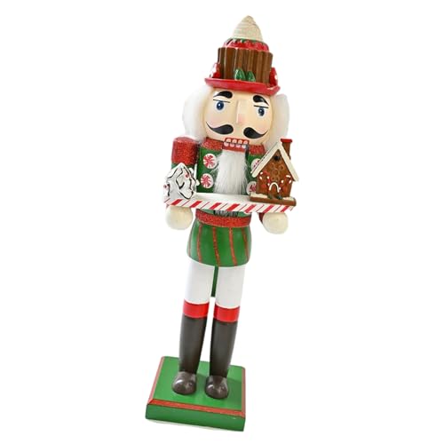 MDHQ Patriotische Nussknacker aus Holz, Soldatenfigur, patriotische Stile, Nussknacker, Soldat, Ornament, Holzfigur, Weihnachtsdekorationen von MDHQ