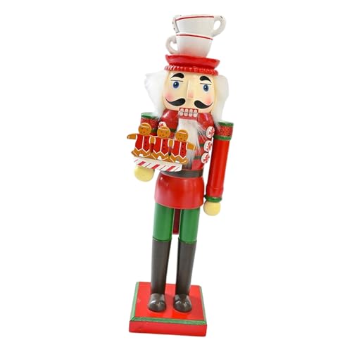 MDHQ Patriotische Nussknacker aus Holz, Soldatenfigur, patriotische Stile, Nussknacker, Soldat, Ornament, Holzfigur, Weihnachtsdekorationen von MDHQ