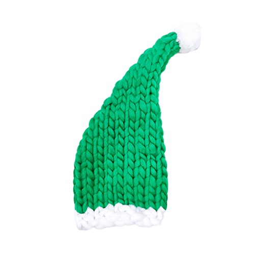 MDHQ Strickmütze, All-Match, Eltern-Kind-Wollmütze, langer Schwanz, Weihnachtsstrickmütze, Ohrenschutz, für den Winter, für Halloween von MDHQ