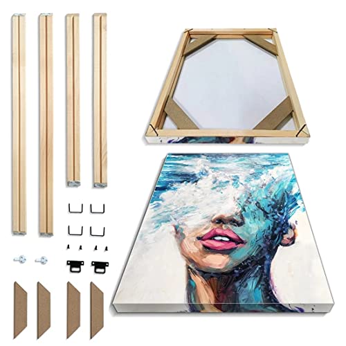 MDYNI DIY Massiv Holzrahmen Kit Leinwand Holz Keilrahmen Gemälde Holzrahmen für Wandkunst, Leinwand, Ölgemälde, Leinwand, Kunstwerk (40 cm x 50 cm) von MDYNI