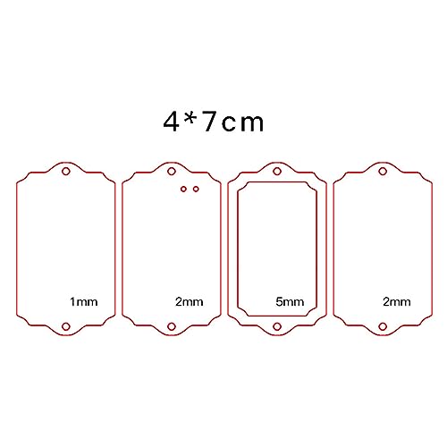 1 Set Verschiedene Stile Klare Acryl Schlüsselanhänger Rohlinge Kunststoff Transparenter Schlüsselanhänger Charm Rohling Für Projekte Kunsthandwerk von MEAKTSMI