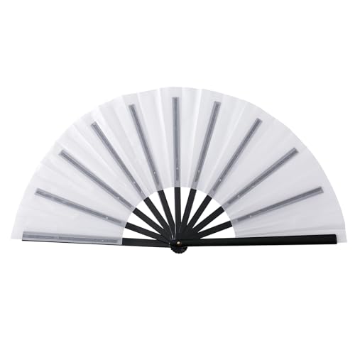 MEAKTSMI 10 Zoll Schwarzer Plasatischer Knochen Kungfu Handheld Faltfächer Für Kampfkunstaufführungen Und Kulturelle Event Dekoration MEAKTSMI 10 Zoll Schwarzer Plasatischer Knochen Kungfu Handheld Faltfächer Für Kampfkunstaufführungen Und Kulturelle Event Dekoration von MEAKTSMI