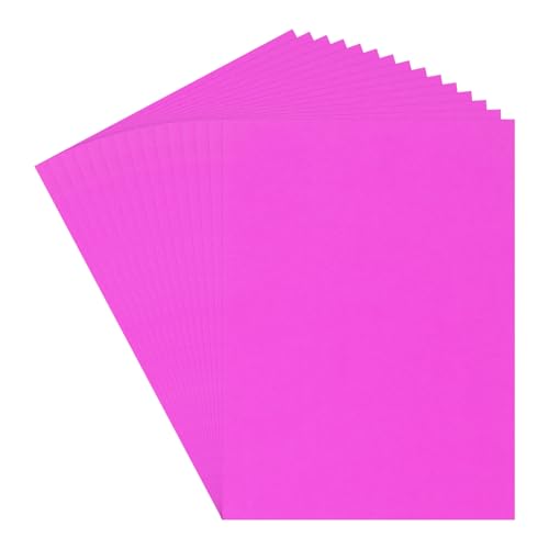 MECCANIXITY 30 Blatt rosenroter Karton, 50,8 x 38,1 cm, 200 g/m²/34 kg dickes Druckerpapier für Bastelarbeiten, Einladungen, Kartenherstellung, Scrapbooking, Zeichnen von MECCANIXITY