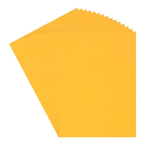 MECCANIXITY 60 Blatt goldener Karton, 50,8 x 38,1 cm, 200 g/m²/34 kg dickes Druckerpapier für Bastelarbeiten, Einladungen, Kartenherstellung, Scrapbooking, Zeichnen von MECCANIXITY