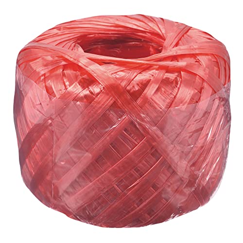 MECCANIXITY Polyester-Nylon-Kunststoff-Seil, für den Haushalt, gebündelt für Verpackung, Gartenarbeit, Basteln, 150 m Länge, Rot von MECCANIXITY