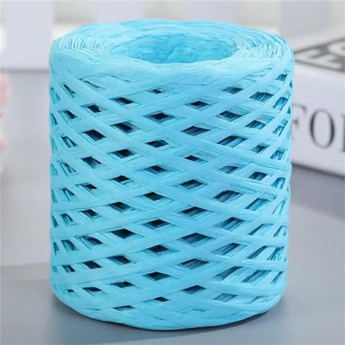 MEEDY 200 Mt Natürliche Bast Stroh Garn Für Stricken Häkeln Papier Themen Handgemachte Sommer Sonnenhut Strand Tasche FreeShipping von MEEDY