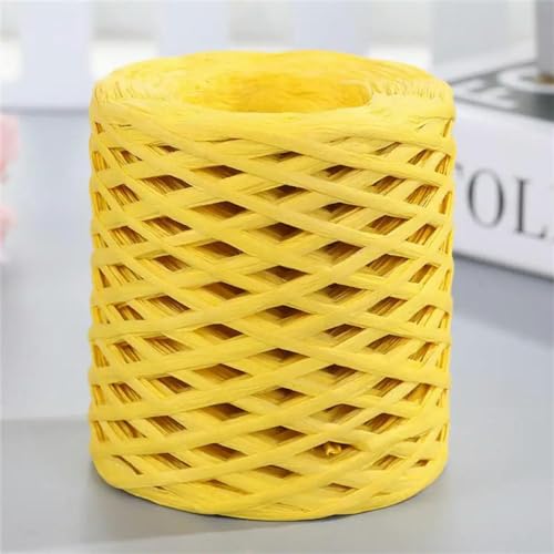 MEEDY 200 Mt Natürliche Bast Stroh Garn Für Stricken Häkeln Papier Themen Handgemachte Sommer Sonnenhut Strand Tasche FreeShipping von MEEDY