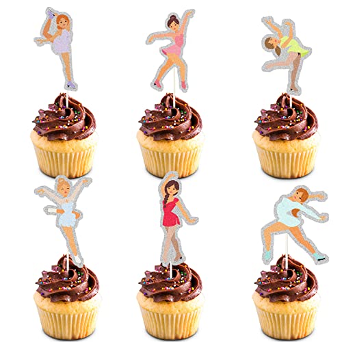 MEFENG 18 Stück Cupcake-Topper für Mädchen – Kinder Mädchen Geburtstagsdekoration – Babyparty Geburtstag Kuchen Picks von MEFENG