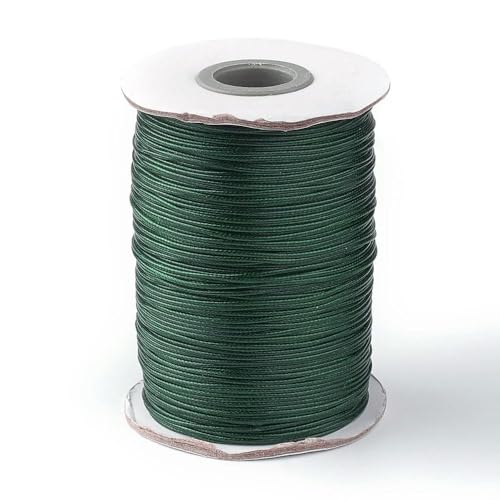 MEIFULLE 85 Yards/Rolle 1MM gewachste Polyesterschnur gewachster Faden Schnurband für Halskette Armband Seil Perle DIY Schmuckherstellung von MEIFULLE