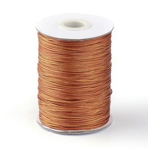 MEIFULLE 85 Yards/Rolle 1MM gewachste Polyesterschnur gewachster Faden Schnurband für Halskette Armband Seil Perle DIY Schmuckherstellung von MEIFULLE