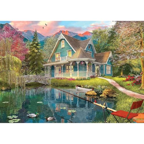 MEIYUDA 5D Diamond Painting Bilder Erwachsene Kinder Altersheim Lakeside, Diamant Painting Bilder Diy Set Bild, Malerei Kristall Diamond Painting Set Erwachsene für Home Wand Décor 40x30cm MEIYUDA 5D Diamond Painting Bilder Erwachsene Kinder Altersheim Lakeside, Diamant Painting Bilder Diy Set Bild, Malerei Kristall Diamond Painting Set Erwachsene für Home Wand Décor 40x30cm von MEIYUDA