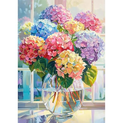 MEIYUDA Diamond Painting Erwachsene Diamant Bilder Blumen, 5D DIY Diamant Painting Bilder Diamond Painting Set, Diamond Painting Bastelset Erwachsene Kinder Malerei für Home Wand Décor 30x40cm von MEIYUDA