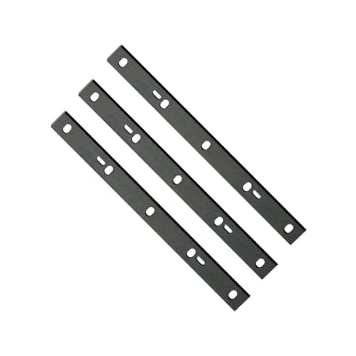 Hobelmesserklingen, 3 Stück HSS-Hobelklingen for 1050 1070 1080, 258 x 22 x 1,8 mm Holzbearbeitungswerkzeuge, for Hart- und Weichhölzer, Wendbare Hobelmesser von MEMEM