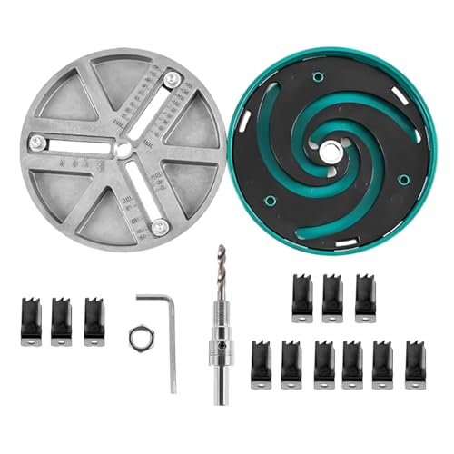 Lochsäge, verstellbares Stanzsägenwerkzeug for Bohren, verstellbare Lochsäge, verstellbarer Stanzsägendurchmesser, Lochstanzer for Holzbearbeitungswerkzeuge, rundes Lochöffnerwerkzeug, rundes Stanzsäg von MEMEM