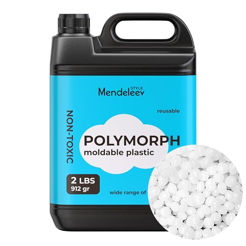 0,9 kg polymorphe, formbare Kunststoffperlen, Schmelzpellets von MENDELEEV STYLE