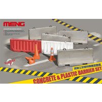 Concrete & plastic barrier set von MENG Models