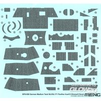 German Medium Tank Sd.Kfz.171 Panther Ausf.D - Zimmerit Decal von MENG Models