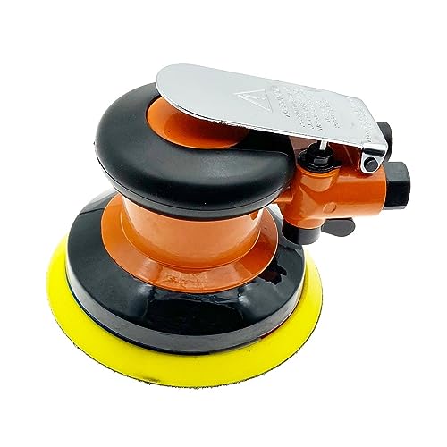 Nassschleifer Air Random Orbital Palm Sander Polierer for 5 Zoll 125 mm Pad pneumatisches Elektrowerkzeug Einfacheres, besseres und schnelleres Polieren(Polisher) von MERHOVO