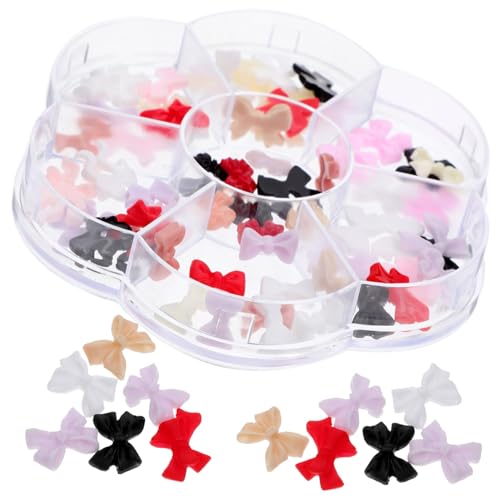 MERRYHAPY Charms Nails 1 Box Nagel Charms Bogen Nagel Dekorationen Für Frauen Diy Nagelkunst Zubehör Dekorative Schleifen Für Fingernägel Nail Art Zubehör Nagelperlen Und Schmuck Nail Dekoration von MERRYHAPY