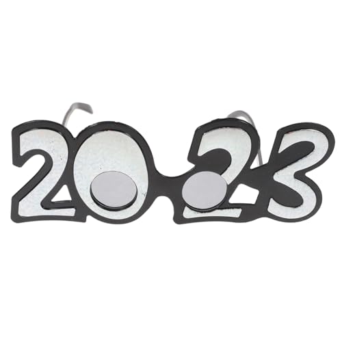 MERRYHAPY 1 Paar 2023 Digitale Brille Glasrahmen Für Das Neue Jahr Krippendekoration 2023 Party-sonnenbrille Frohes Neues Jahr Dekorationen 2023 Sonnenbrille 2023 Stk Silvester Zubehör von MERRYHAPY