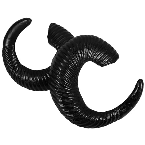 MERRYHAPY 1 Paar Schafhorn Hörner Cosplay DIY Horn DIY Stirnband Einzigartige Haardekoration Ziegenhörner Teufelshorn Für Stirnband Haarband Horn Party Requisite Cosplay von MERRYHAPY