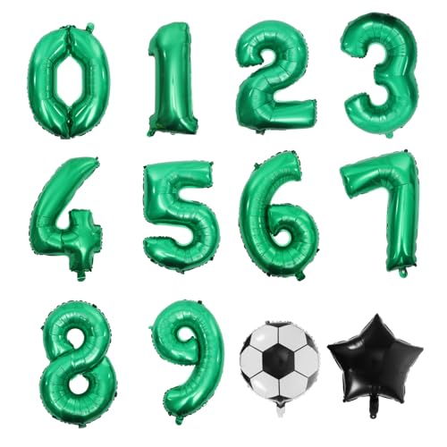 MERRYHAPY 1 Satz 2022 WM-Ballon Luftballons balloons ballongas fußfederball balongas Fußballdekorationen zum Geburtstag Zubehör für Fußballpartys Dekoration für Sportspiele Aluminiumfolie von MERRYHAPY