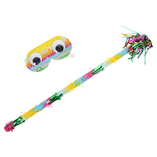 MERRYHAPY 1 Satz Piñata Pinata-Süßigkeitsspielzeug Pinata-Stick-Jungs Pinata-Brille spielzeug für kinder kinderspielzeug Geburtstag Krachmacher für Familientreffen Papier Colorful von MERRYHAPY