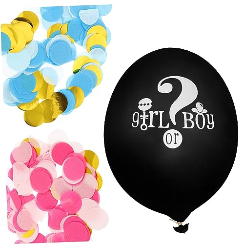 MERRYHAPY 1 Set Gender Reveal Ballons Für Mädchen Oder Jungen Latexballons Mit Konfetti Zur Dekoration Ihrer Gender Reveal Party Perfekte Partydeko Für Unvergessliche Momente von MERRYHAPY