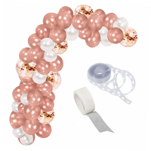 MERRYHAPY 1 Set Rose Gold Ballons Party Hochzeit Braut Dusche Ballons Party Dekoration von MERRYHAPY