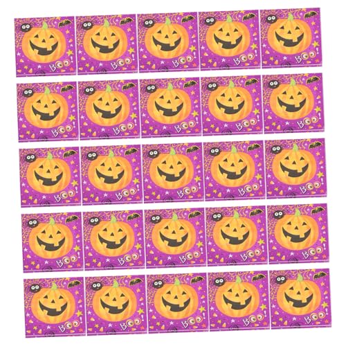 MERRYHAPY 100st Kürbis-servietten Kürbis Papierservietten Halloween-dinnerservietten Fledermaus Servietten Urlaubsangebot Serviettenkarikatur Halloween-dekor Servietten Für Partyzwecke von MERRYHAPY