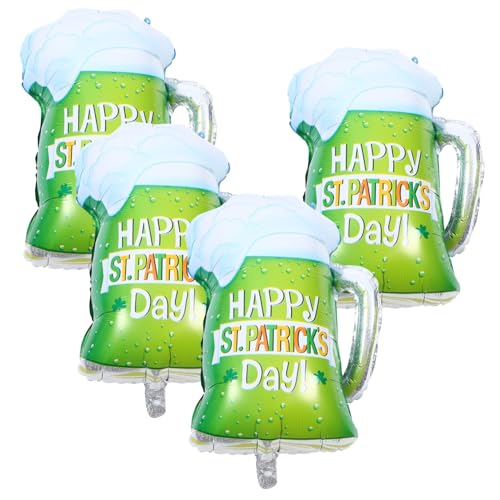 MERRYHAPY 12 Stk St. Patrick's Day-Ballon biergläser bier krug trauzeugengeschenke feierstahl luftbalons Hochzeitsballons Festivaldekoration Partyballons Bierfest-Ballon St.Patrick Ballon von MERRYHAPY