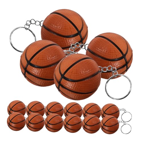 MERRYHAPY 12 Stück Schlüsselanhänger Kabel Schlüsselanhänger Für Geldbörse Schlüsselanhänger Halter Basketball Taschen Basketball Geschenktüten Schöner Basketball Sport von MERRYHAPY