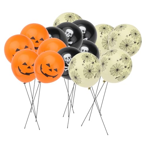 MERRYHAPY 120 Stk Halloween-Latexballons Halloween-Geisterballons Kürbisballons halloween luftballons halloween ballons ballonie buchstaben ballons Ballon-Party-Dekoration Party-Latexballons von MERRYHAPY