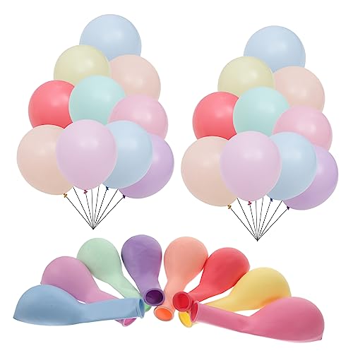 MERRYHAPY Bunte Macaron Luftballons Latexballons Für Hochzeiten Partys Und Festlichkeiten Farbige Dekoration Für Valentinstag Und Besondere Anlässe von MERRYHAPY