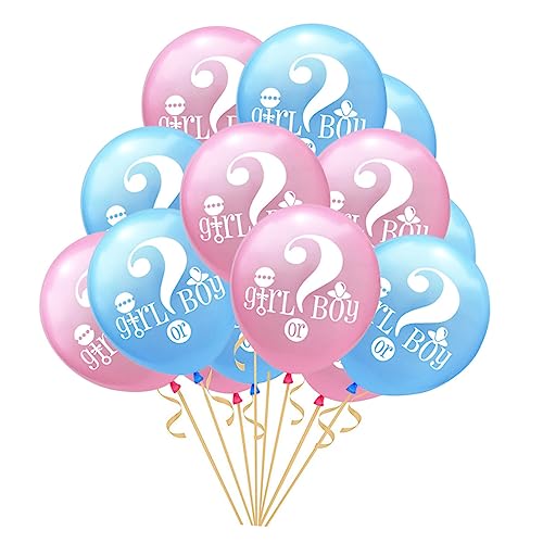 MERRYHAPY 15 Stück Latex Ballons Für Geschlechtsreveals Partyzubehör Rosa Und Gemischten Pailletten Kreative Dekoration Für Shower Und Geburtstagsfeiern von MERRYHAPY