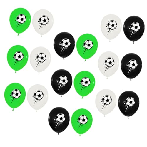 MERRYHAPY 18 Stk Ballonanzug Luftballons für Fußballpartys Fußballballons Luftballons für Bogen Dekorationen für Fußballpartys ballon set luftballons set Partyzubehör Latexballons Emulsion von MERRYHAPY