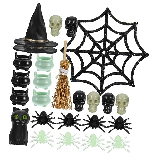 MERRYHAPY 1set Halloween DIY Micro Ornamente Miniatur Halloween Plastik Figuren Puppenhaus Miniaturen von MERRYHAPY