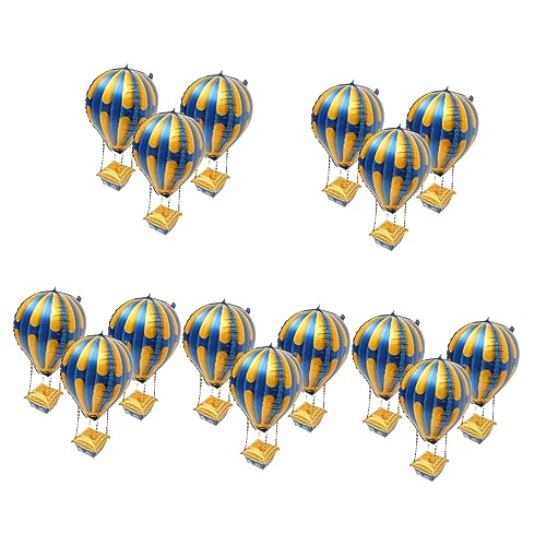 MERRYHAPY 20 Stk Heißluftballon Kinder Dekor Folienballon Geburtstagsfeier Luftballons Zum Leuchten Bringen Alles Zum Geburtstagsballon Aufblasbare Ballons Helium Aluminiumfolie von MERRYHAPY