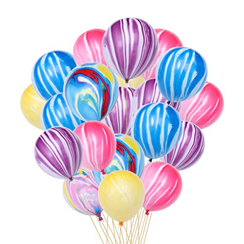 MERRYHAPY 20 Stück Konfetti Luftballons Verschiedenen Farben Transparente Ballons Mit Goldglitter Konfetti Ideales Partyzubehör Für Geburtstags Und Hochzeitsdekorationen von MERRYHAPY