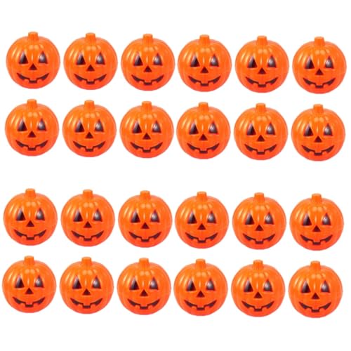 MERRYHAPY 24 Stk Kleine Halloween-kürbis-requisiten Laterne Halloween-leckerbissen Gelber Kürbis Kugeln Halloween-kürbis-squishy-spielzeug Süßigkeitenbehälter Für Sceau Bausatz Kekse Yellow von MERRYHAPY