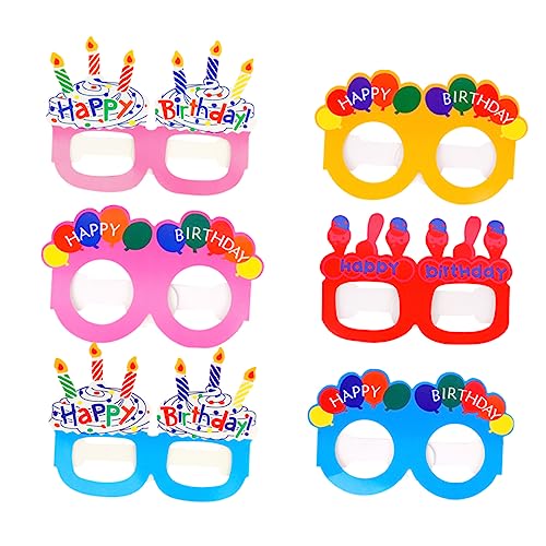 MERRYHAPY 24St Cosplay-Party-Brille Cosplay-Brille lustige Brille Cosplay-Sonnenbrille Make-up-Sonnenbrille lustige schnapsgläser weingläser lustig partygläser Partybrille Brillen aus Papier von MERRYHAPY