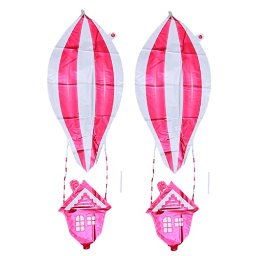 MERRYHAPY 2St Ballon balloons balongas luftbalons luftbalondeko geburtstagseinladungen Flugzeugspielzeug für Jungen Deckendekoration Mädchen Spielzeug heißes Dekor Aluminiumfolie rot von MERRYHAPY