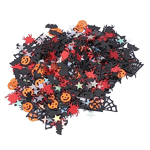 MERRYHAPY 3 Sätze Halloween Konfetti Halloween-wohndekoration Halloween-tischdekoration Halloween-dekor Fledermauszubehör Halloween Laternenpfahl-weihnachtskranz Halloween-spiel Plastik von MERRYHAPY