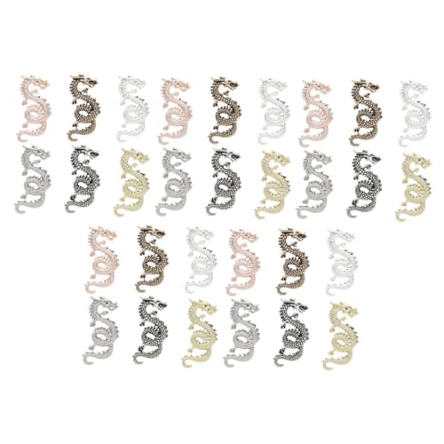 MERRYHAPY 30 Stk nail decoration nail charms Nagelkunst Zubehör nagelzubehör Nagelverzierung Set dekorativer Nagelanhänger Nagelcharme Dekoration Nageldekor-Anhänger Aluminiumlegierung von MERRYHAPY