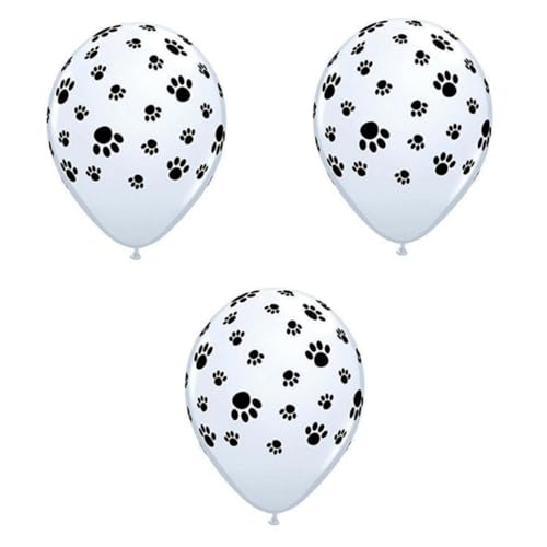 MERRYHAPY 300 Stück 12 Party-Latexballon hochzeitsdeko hochzeits dekoration hochzeitdeko Dekorationen für Welpenpartys Ballons für Welpen Latexballon zum Geburtstag Hochzeit Latexballon Weiß von MERRYHAPY