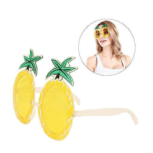 MERRYHAPY 3St Partyzubehör schnapsgläser lustige brillen die bescherung tennenbaums dessergläser hawaiianische Partyartikel Sommer-Strand-Sonnenbrille Foto-Requisiten Ananas-Gläser Yellow von MERRYHAPY