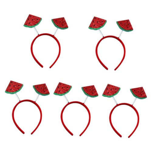 MERRYHAPY 5St Obst-Stirnband haarschmuck hair accessories Kinderfest kinder party toy Stirnbänder für Damen Schleifenstirnbänder für Mädchen Obst-Stirnbänder für Kinder Haarreifen Eisen von MERRYHAPY