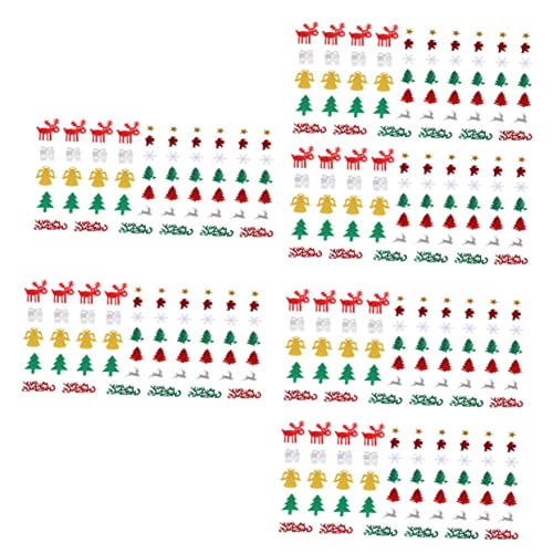 MERRYHAPY 6 Packungen Weihnachtspailletten Konfetti-Dekoration Dekor für den Tisch Esstisch dekor weihnachtskonfetti weihnachts wanddeko Party-Baum-Dekor Weihnachtsfeier Konfetti Plastik von MERRYHAPY