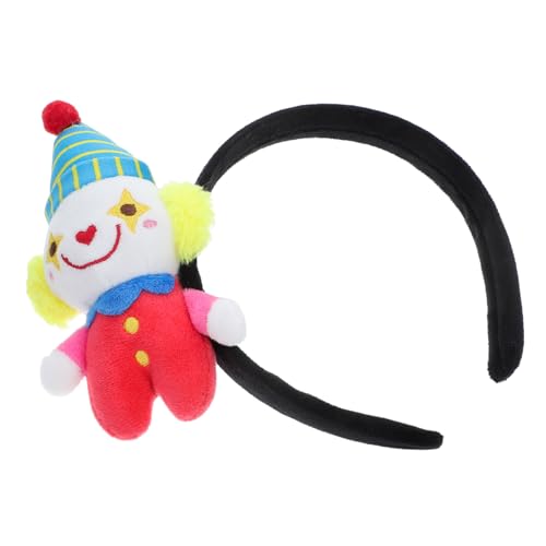 MERRYHAPY Clown Stirnband Clown Hüte Clown Perücke Clown Zubehör Zirkus Haarteil Alberne Hüte Clown Kostüm Clown Schuhe Regenbogen Stirnband Haarbänder Halloween Kostüme von MERRYHAPY